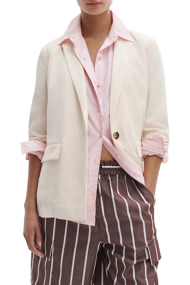 Jennie One-Button Blazer, Main, color, IVORY