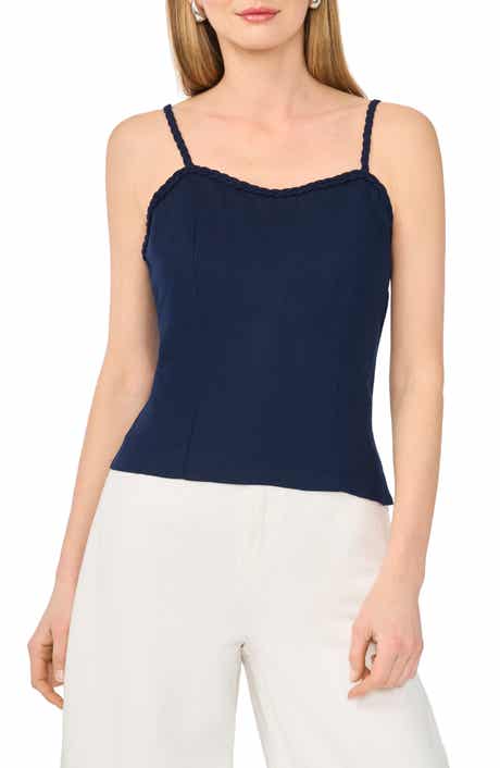 1.STATE Braided Trim Tank Top