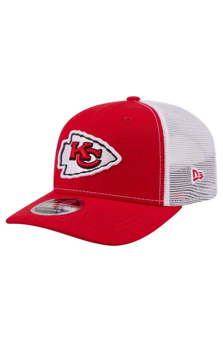 New Era Men's New Era Red Kansas City Chiefs 9SEVENTY Trucker Adjustable Hat, Main, color, Red