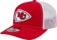 New Era Men's New Era Red Kansas City Chiefs 9SEVENTY Trucker Adjustable Hat