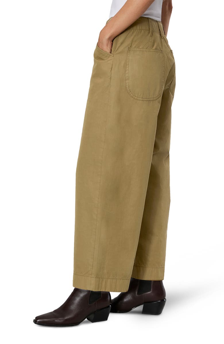 rag & bone Banks Wide Leg Ankle Pants, Alternate, color, Green