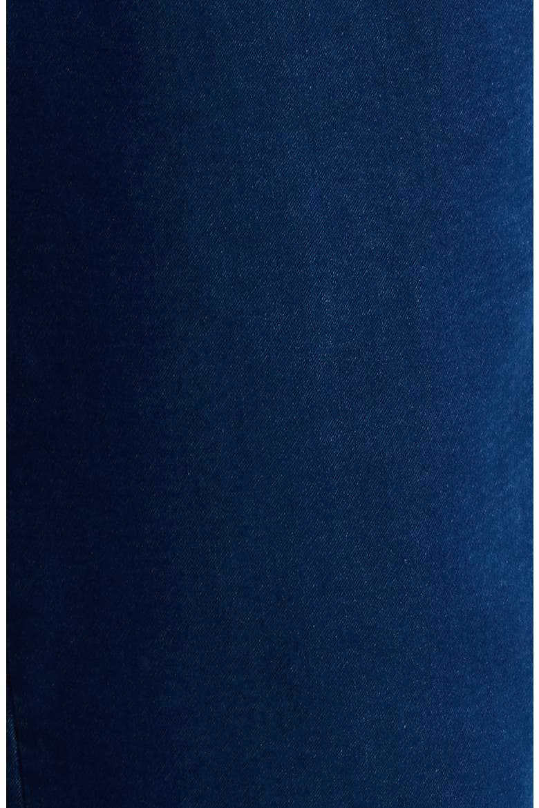 Athletic Stripe High Waist Relaxed Wide Leg Jeans, Alternate, color, INDIGO