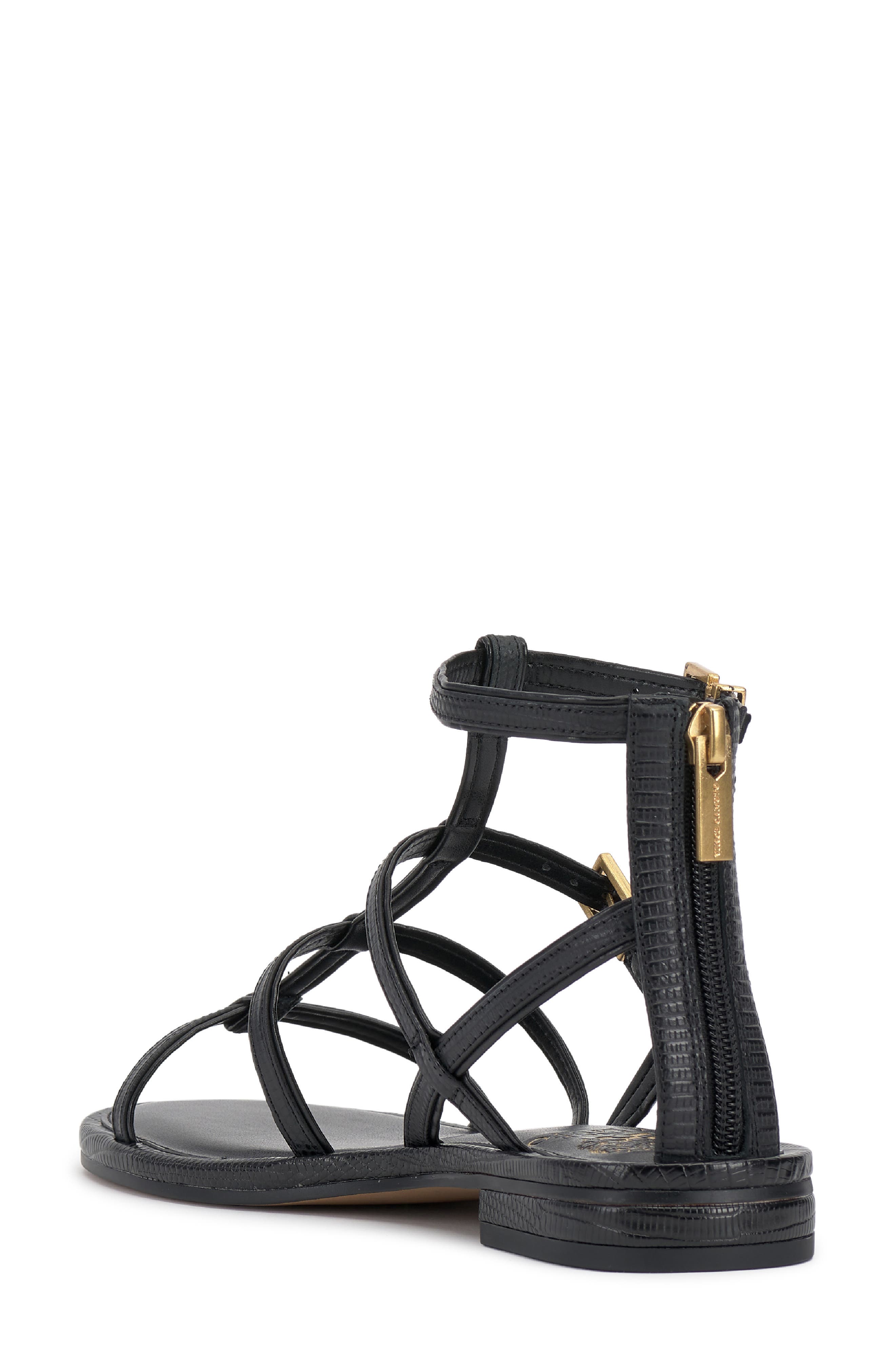 Vince Camuto Luane Strappy Sandal, Alternate, color, Black