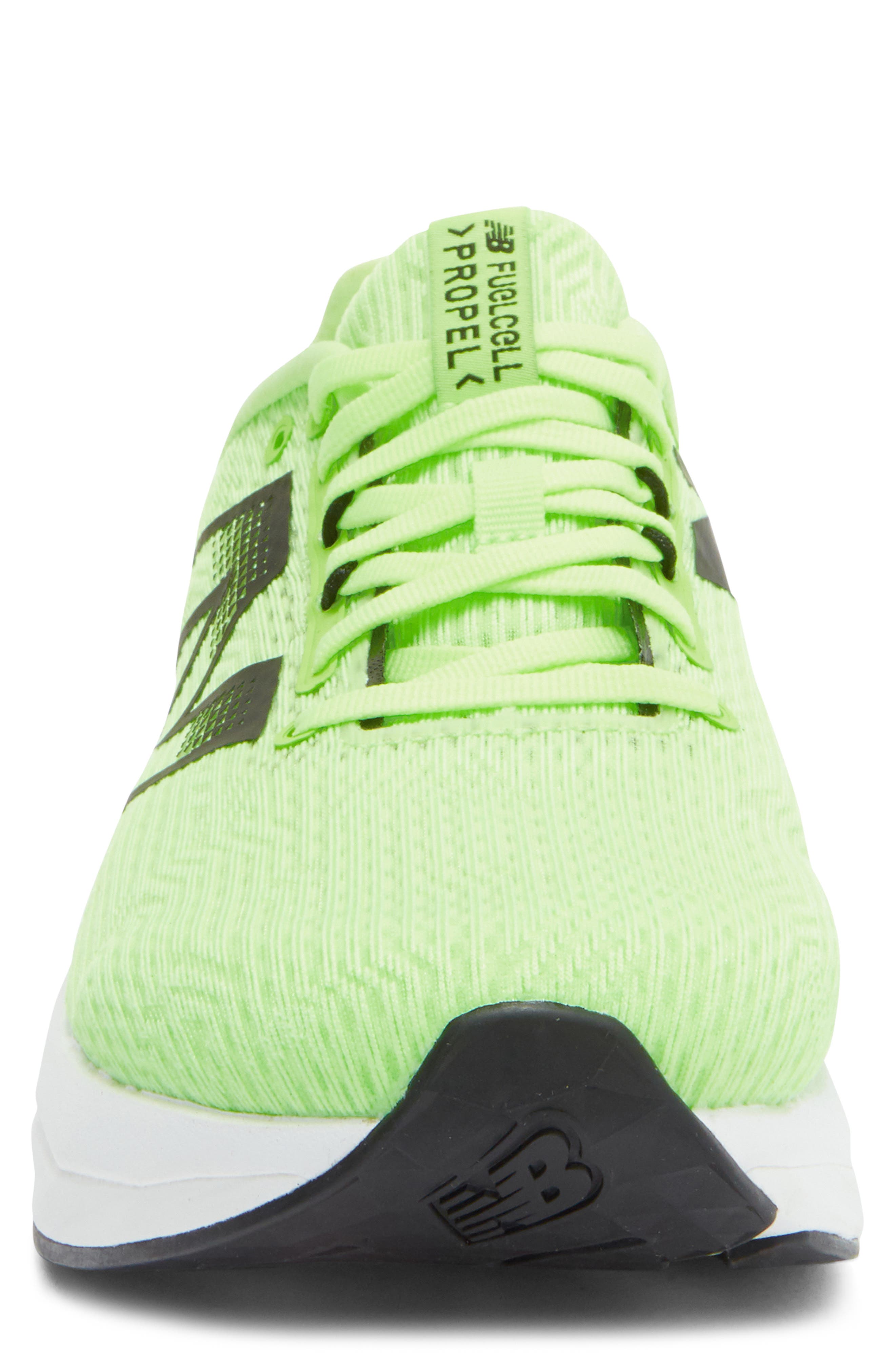 New Balance FuelCell Propel V5 Running Shoe, Alternate, color, Mint Flash/ White
