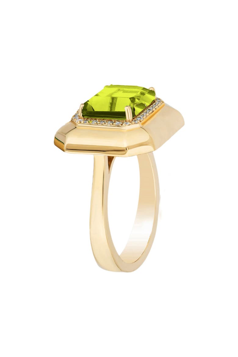 Emerald Cut Ring, Alternate, color, BRIGHT GREEN