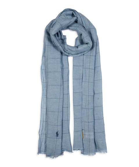 Linen Blend Menswear Scarf