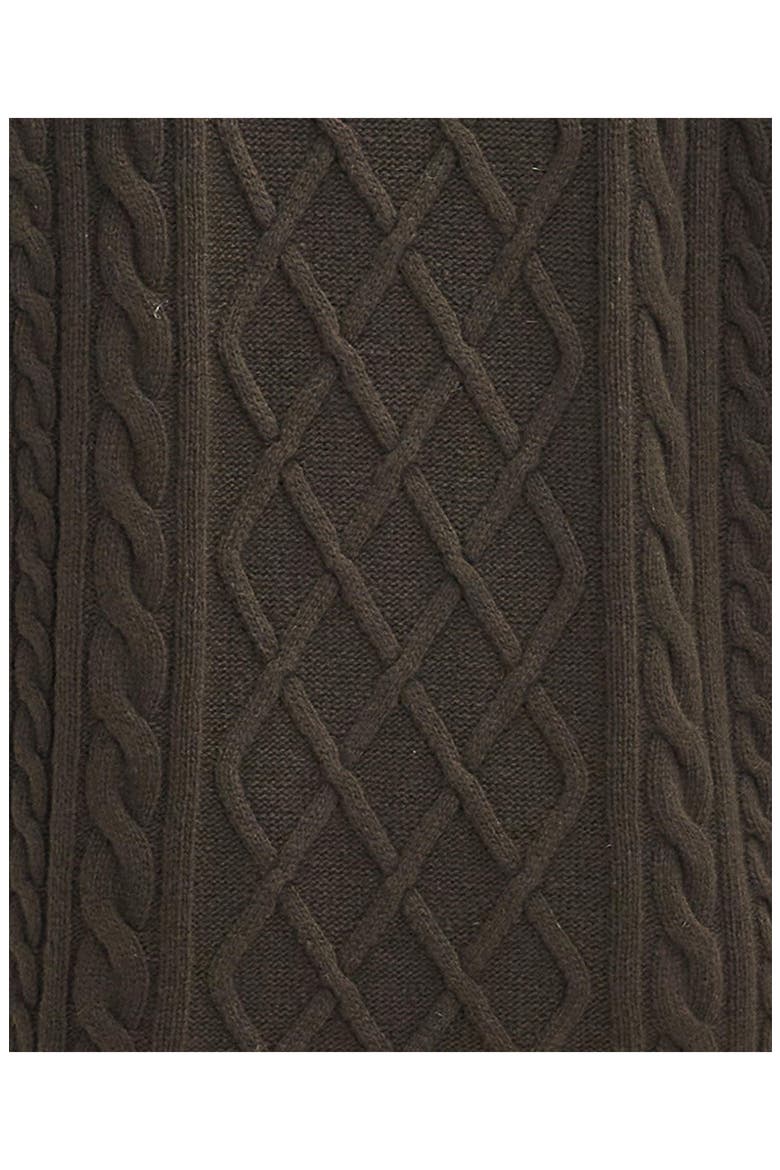 Clarence Long Sleeve Wool Blend Sweater Dress, Alternate, color, OLIVE GREEN