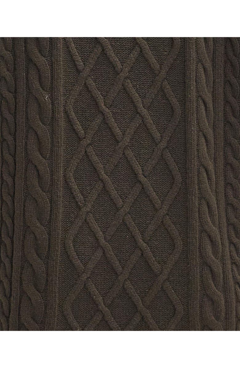 Barbour Clarence Long Sleeve Wool Blend Sweater Dress, Alternate, color, Olive Green