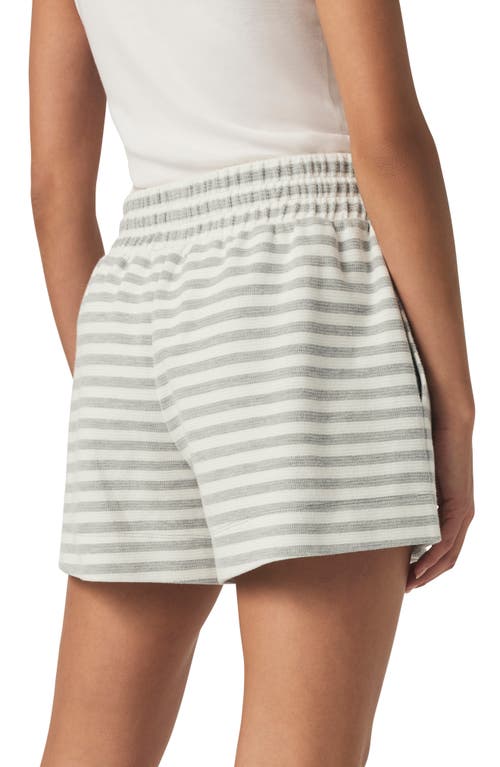 Splendid Stripe Drawstring Terry Shorts