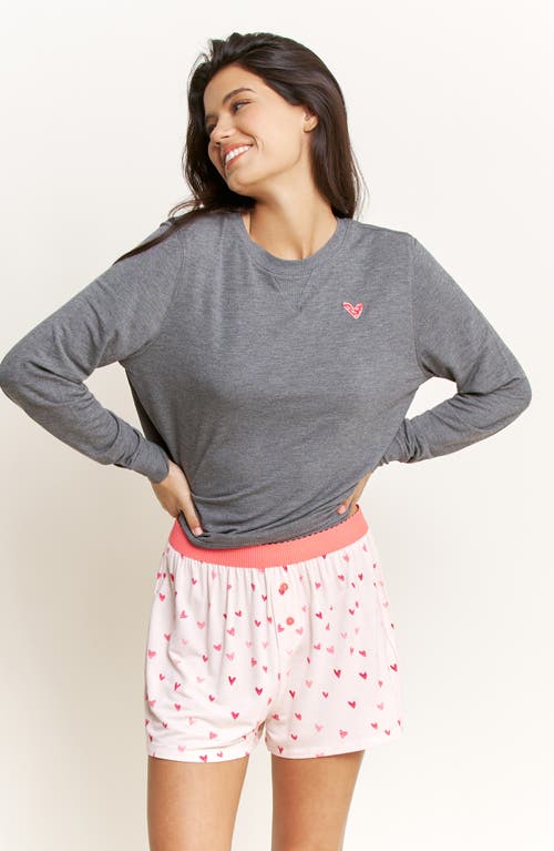 Honeydew Sugar Sweetheart Short Pajamas In Pink