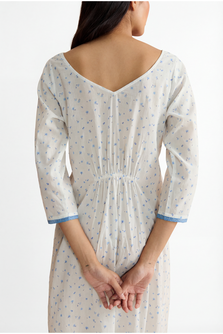 Florence Nightdress, Alternate, color, Blue Cornflower