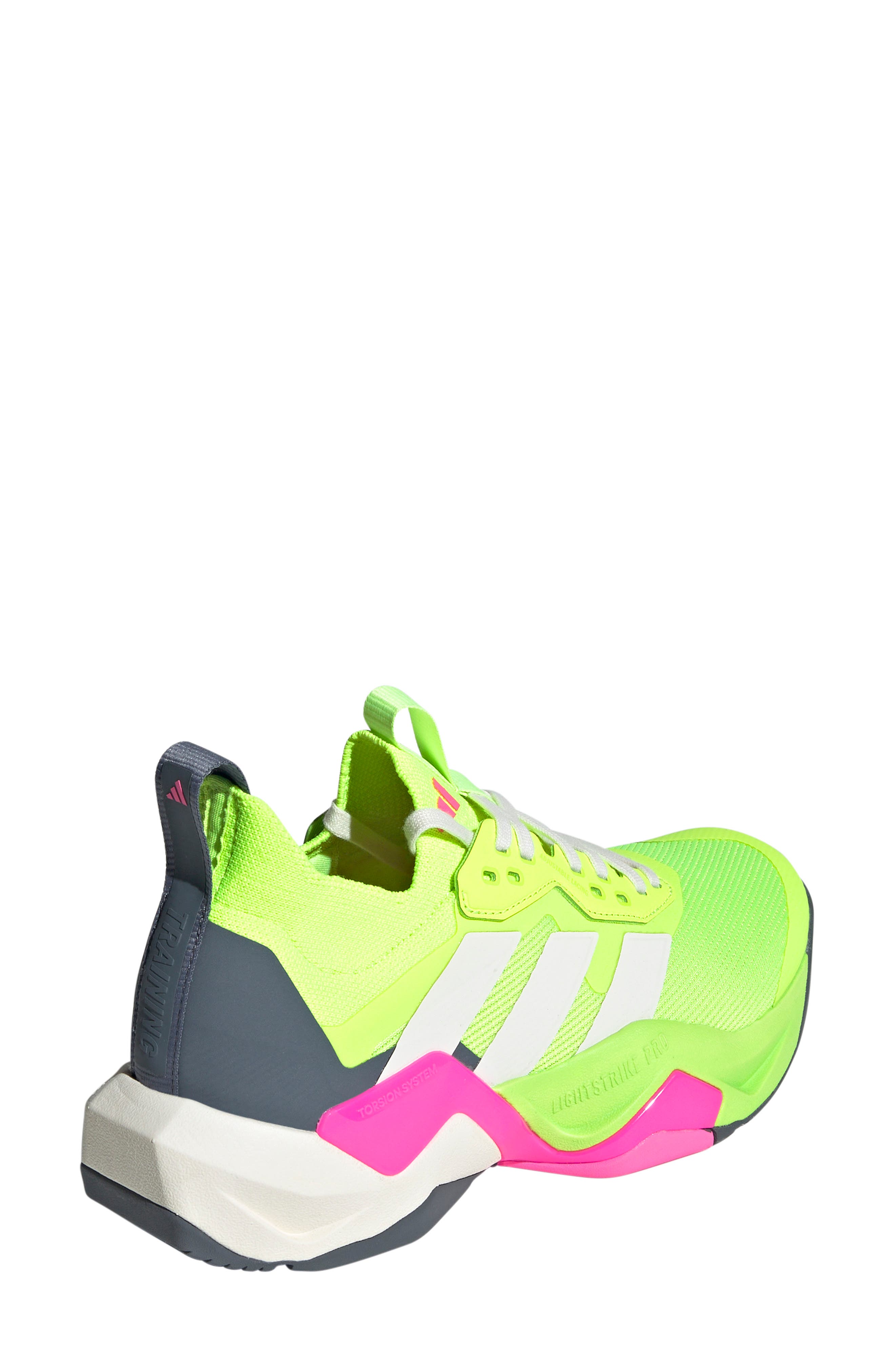 adidas Rapidmove Adv 2 HIIT Training Shoe, Alternate, color, Lemon/ Chalk White/Pink