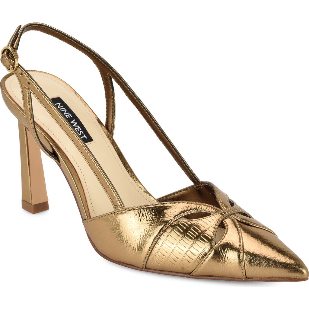 NINE WEST NINE WEST DARELLA POINTED TOE SLINGBACK PUMP