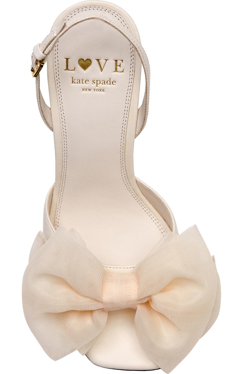 Kate Spade New York beau slingback sandal, Alternate, color, Cream.