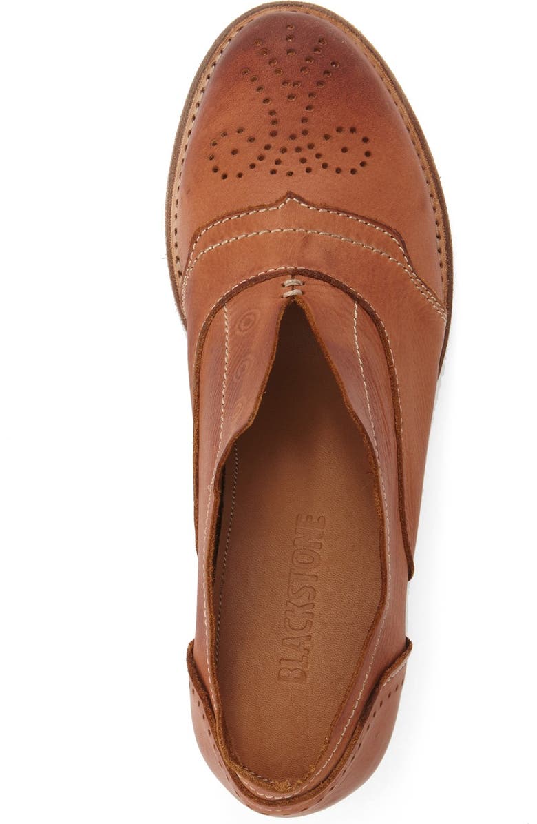 Blackstone 'HL55' Slip-On Oxford, Alternate, color, Rusty Brown Leather