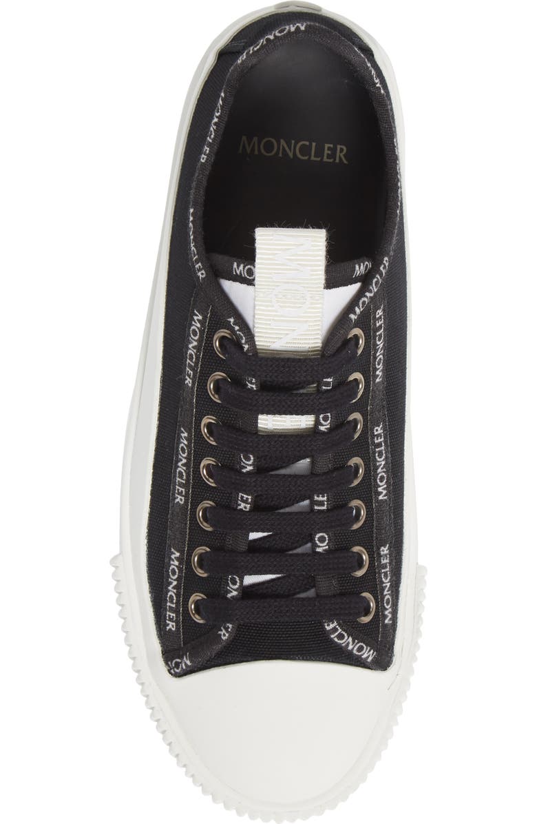 Moncler Glissierie Sneaker, Alternate, color, Black