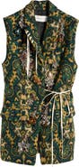 Dries Van Noten Bimbila Embellished Sleeveless Blazer