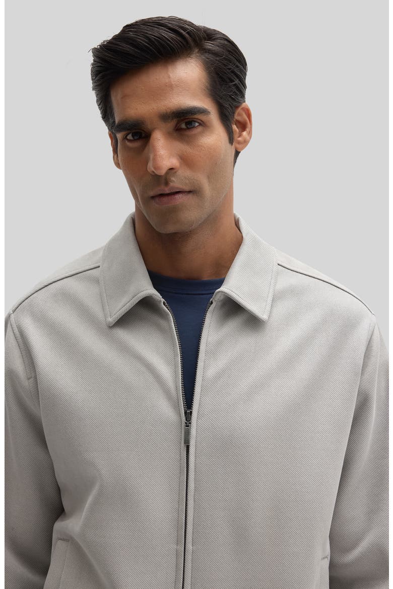 Gareth Cropped Zip Jacket, Alternate, color, GRIFFIN GREY