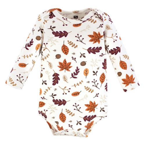 Hudson Baby Essential Long-sleeve Cotton Bodysuit Triple Set