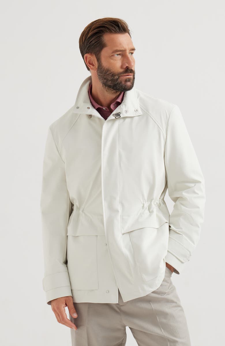 Brunello Cucinelli Field jacket, Alternate, color, Off-White