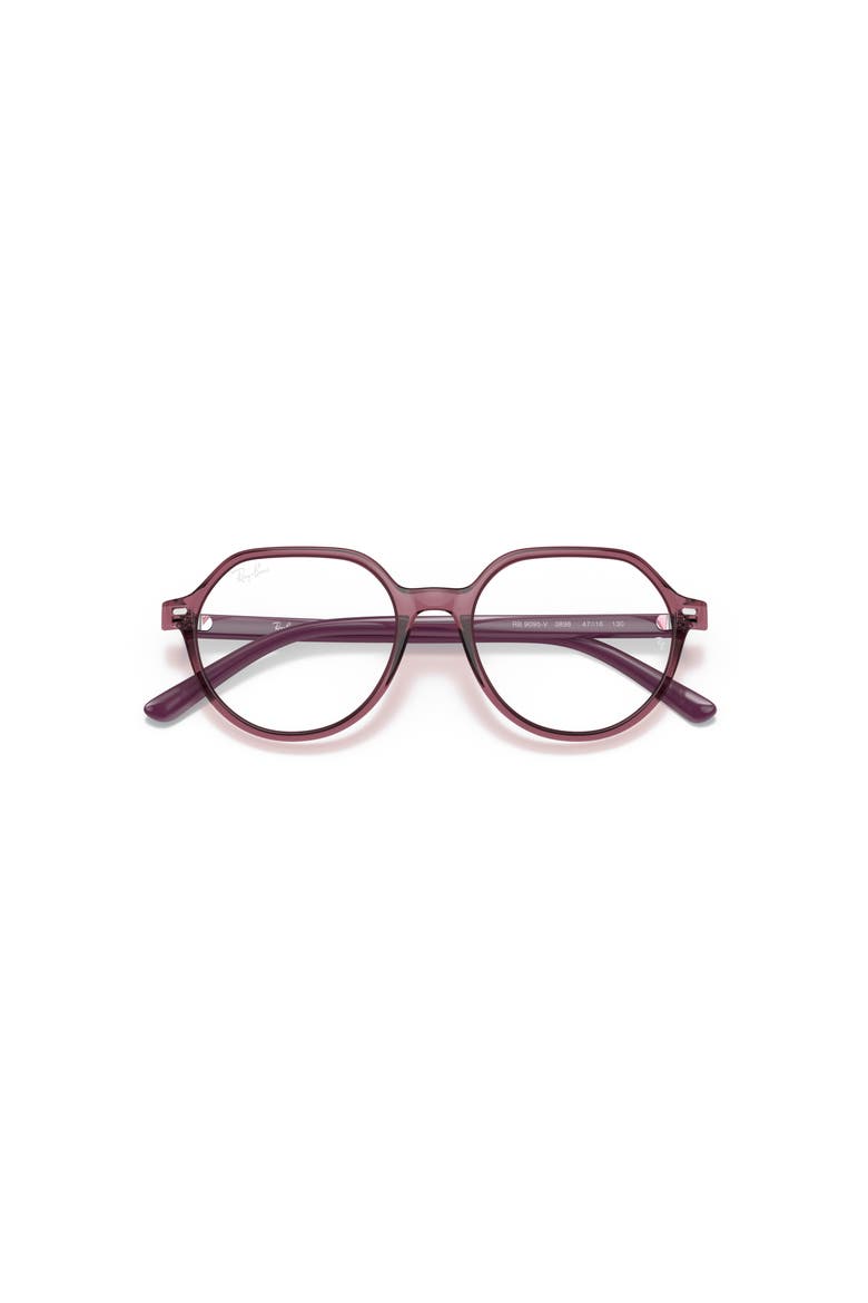 47mm Square optical glasses, Alternate, color, Pink