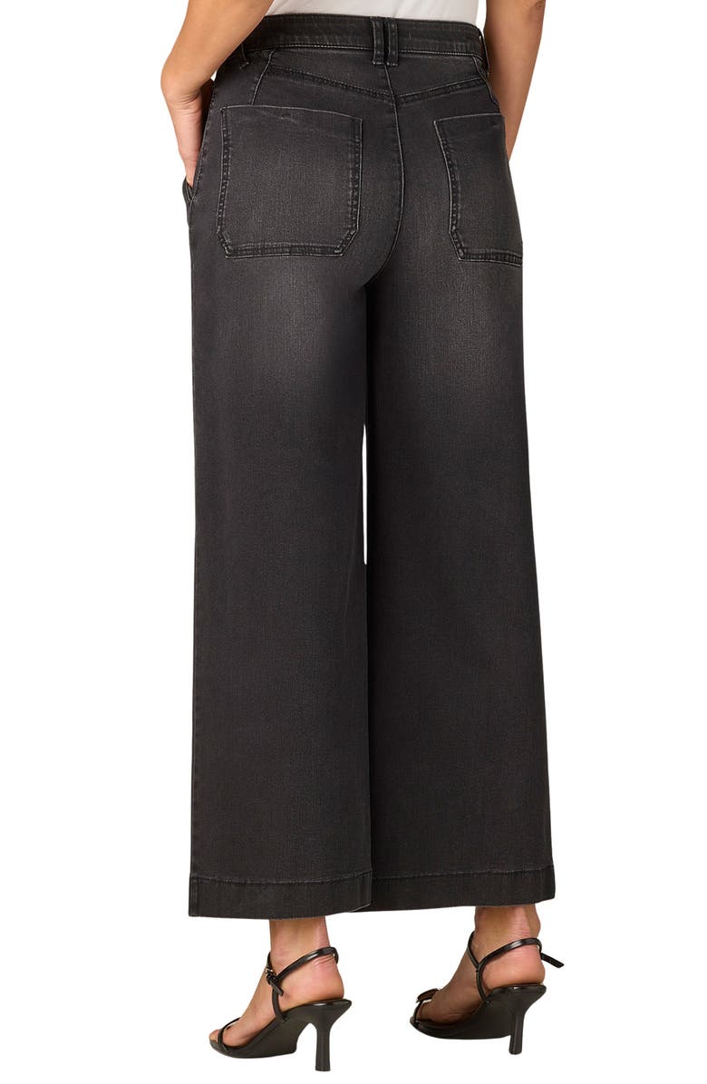 Wit & Wisdom Wyatt Skyrise V-Pocket Ankle Wide Leg Jeans, Alternate, color, 