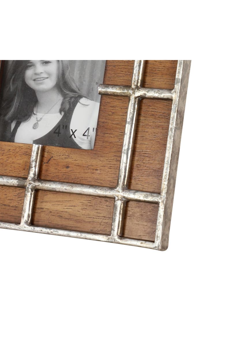 SONOMA SAGE HOME Brown Wood Industrial Photo Frame, Alternate, color,
