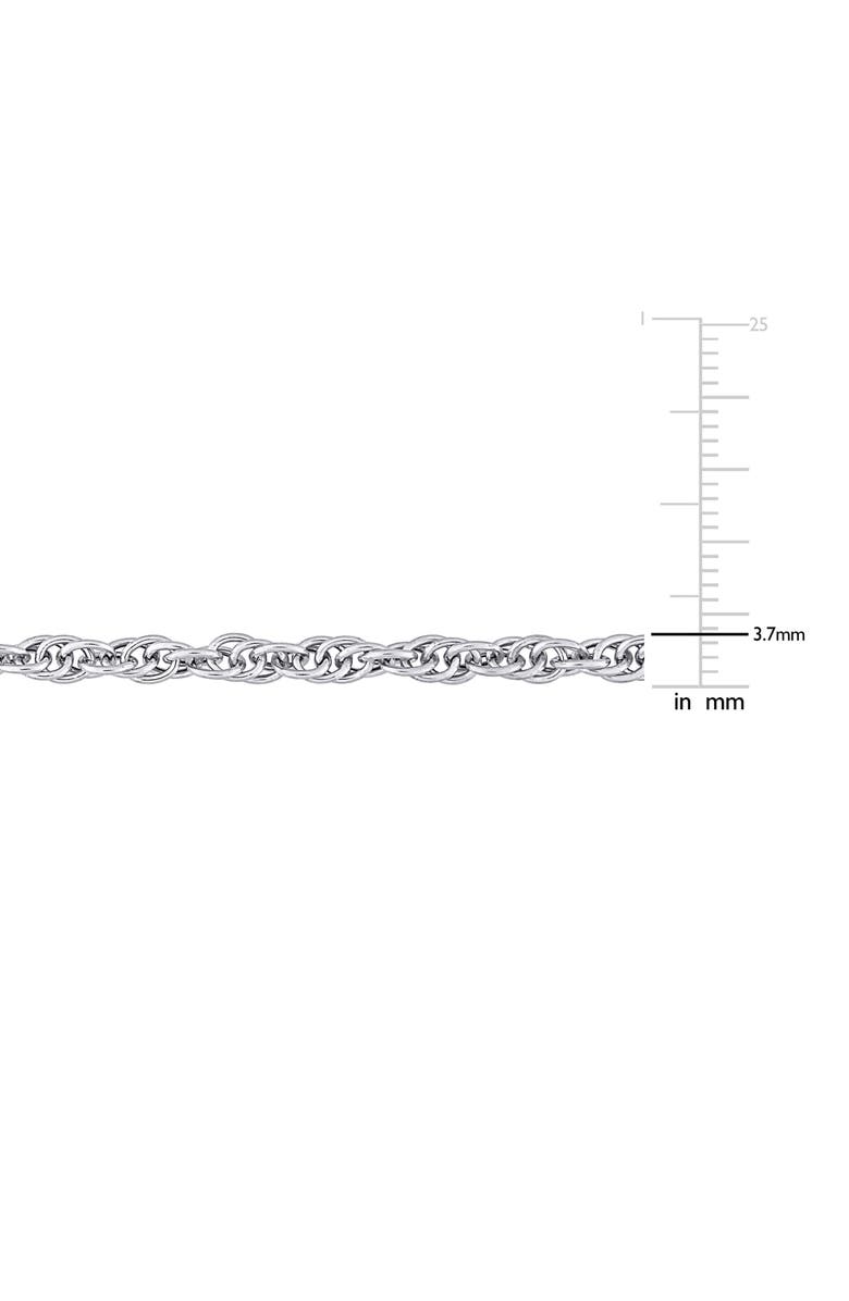 DELMAR Singapore Chain Bracelet & Necklace Set, Alternate, color, Silver