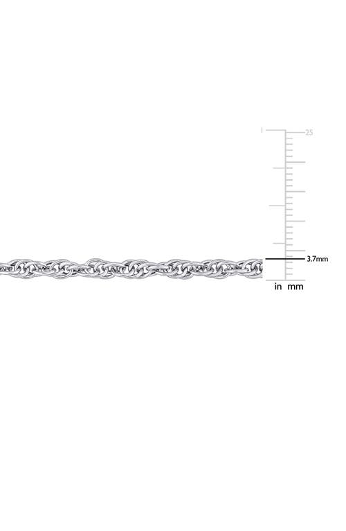 Delmar Singapore Chain Bracelet & Necklace Set In Metallic