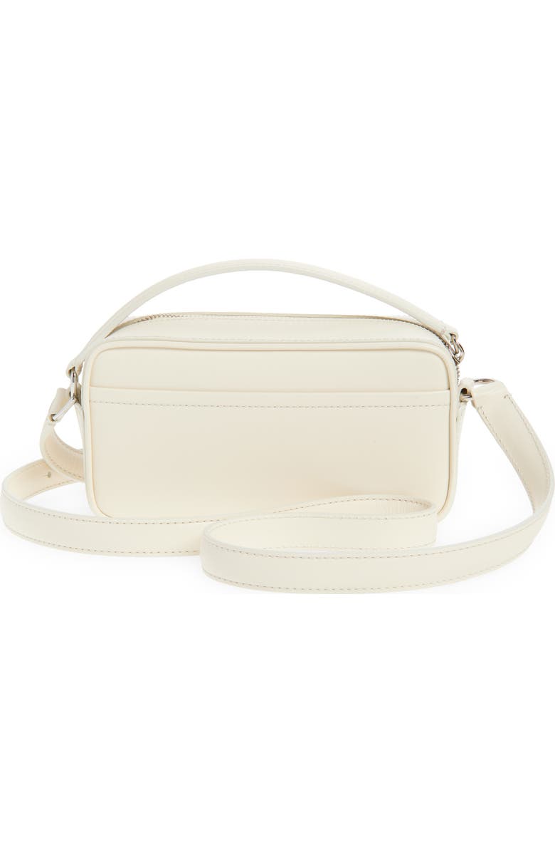 Jacquemus Le Baneto Leather Camera Bag, Alternate, color, Ivory