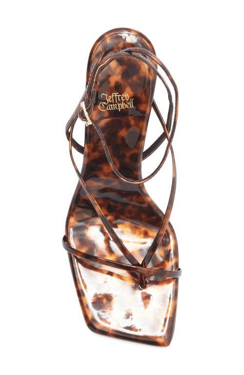 Jeffrey Campbell Herz Wedge Sandal In Brown