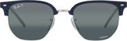 Ray-Ban New Clubmaster 51mm Mirrored Polarized Irregular Sunglasses