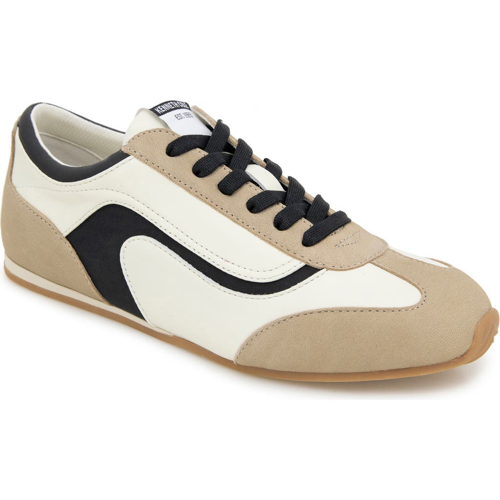 Kenneth Cole Alma Sneaker in Cream/Black Leather  product