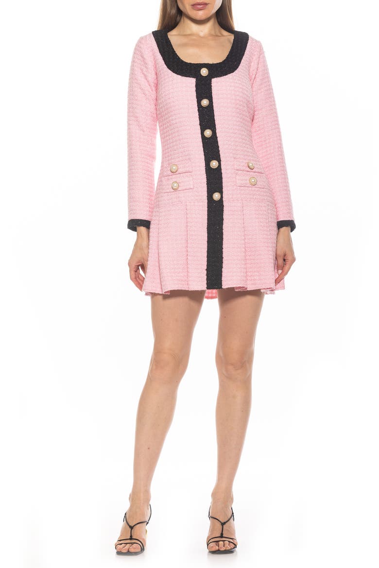 Nina Drop Waist Dress, Main, color, PINK