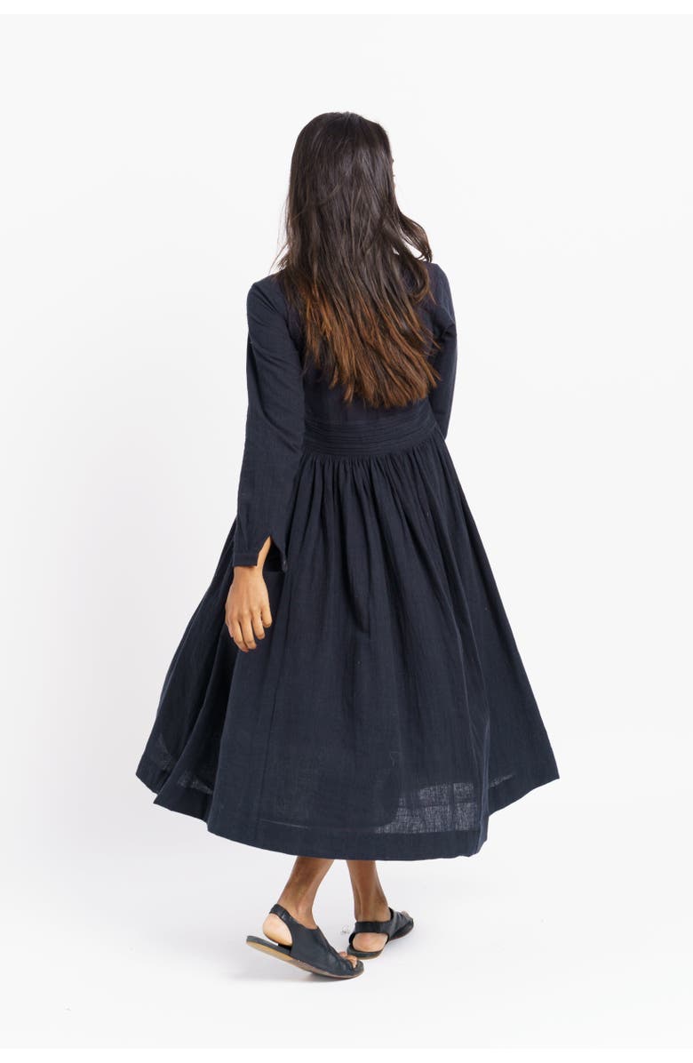 World of Crow Fit and flare midi dress, Alternate, color, 