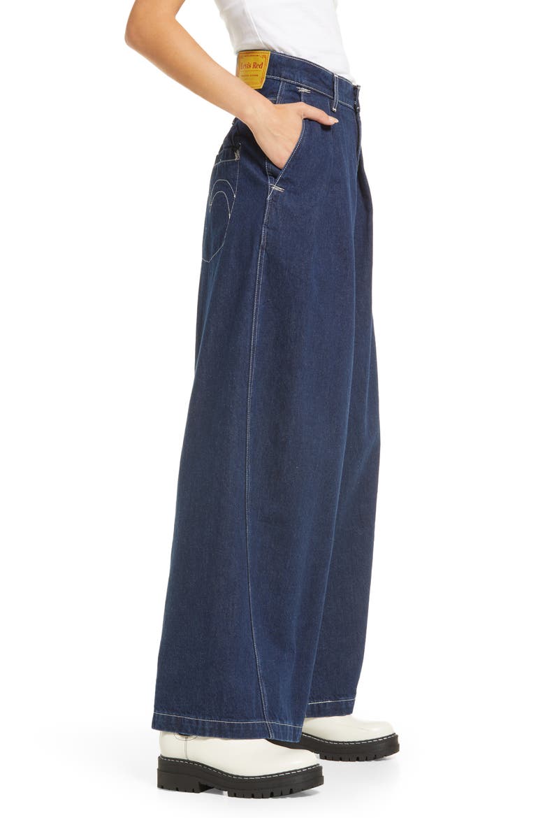 Levi's® Red Label High Waist Wide Leg Jeans, Alternate, color, AZURITE RINSE