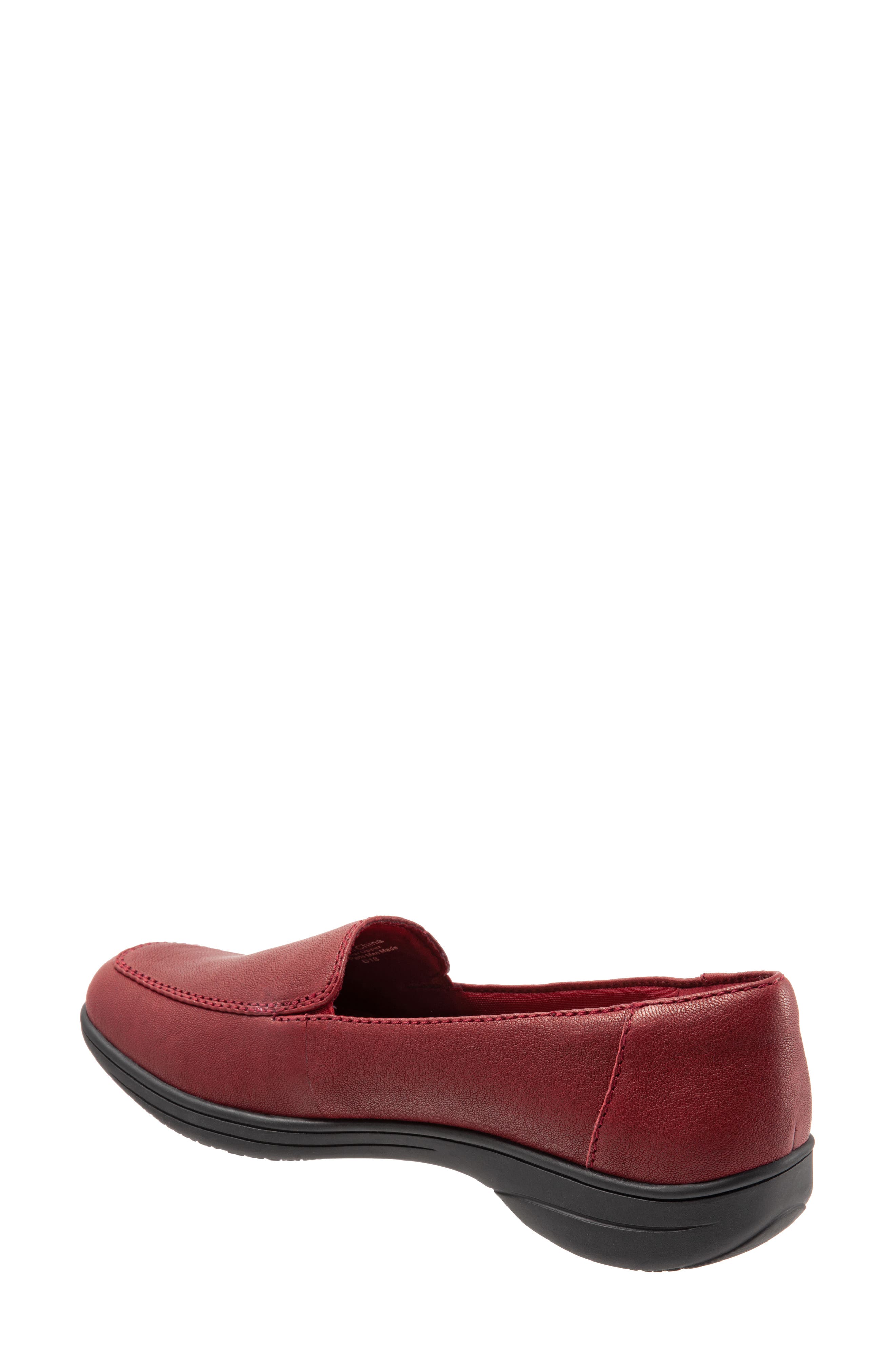 Jacob Loafer, Alternate, color, DARK RED LEATHER
