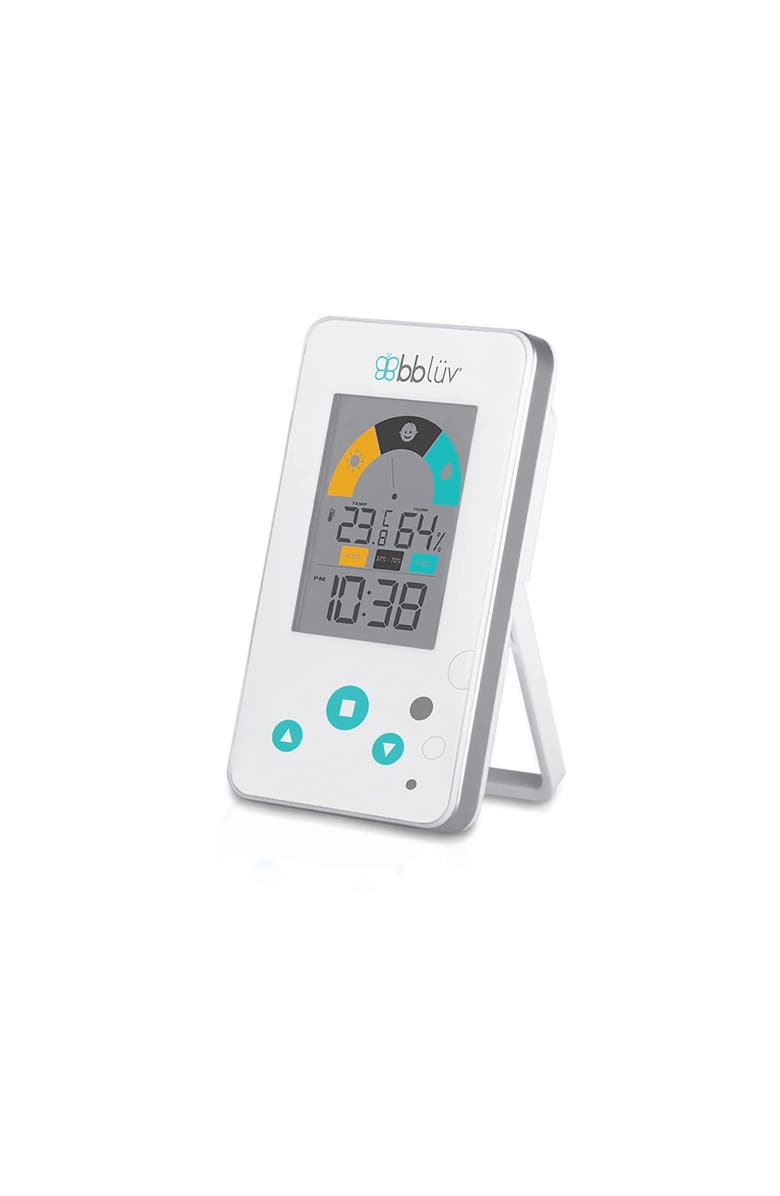 bbluv Igro 2 in 1 Digital Thermometer/Hygrometer, Main, color, White