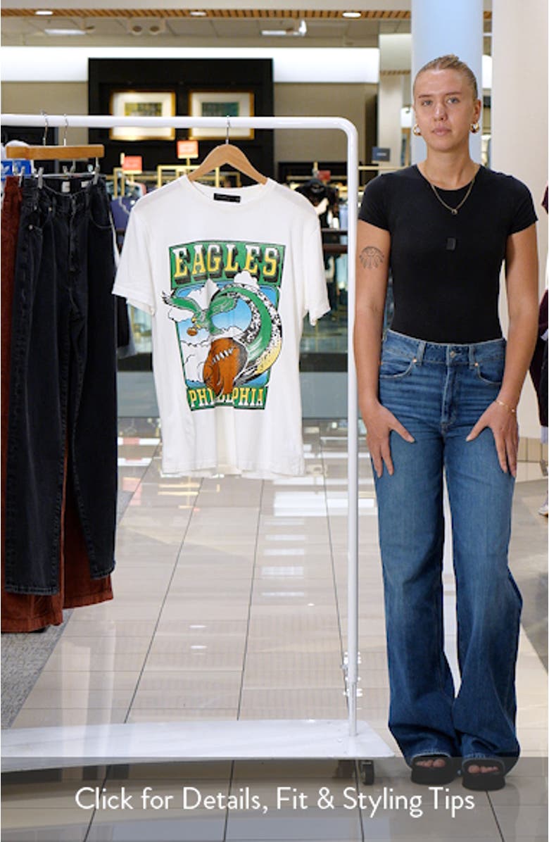 Eagles Sky Cotton Graphic T-Shirt, sales video thumbnail