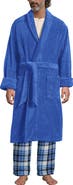 Lands' End Calf Length Turkish Terry Robe