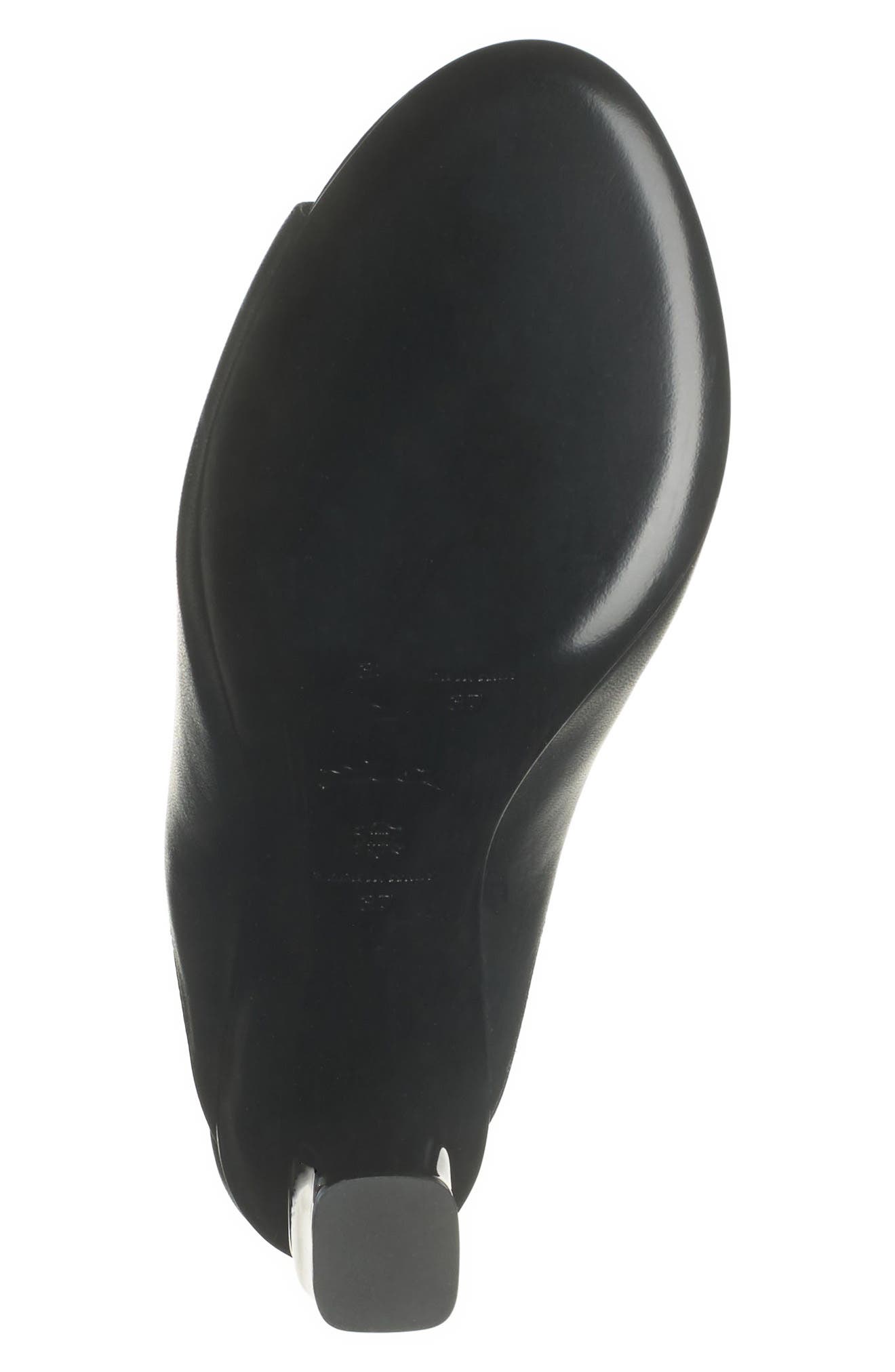 Longchamp Leather Mule Sandal, Alternate, color, 