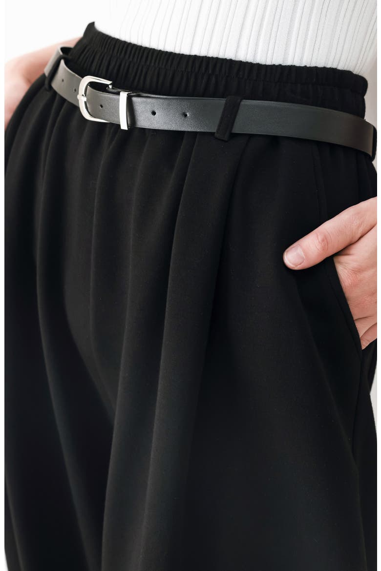 Wide Leg Pants, Alternate, color, BLACK
