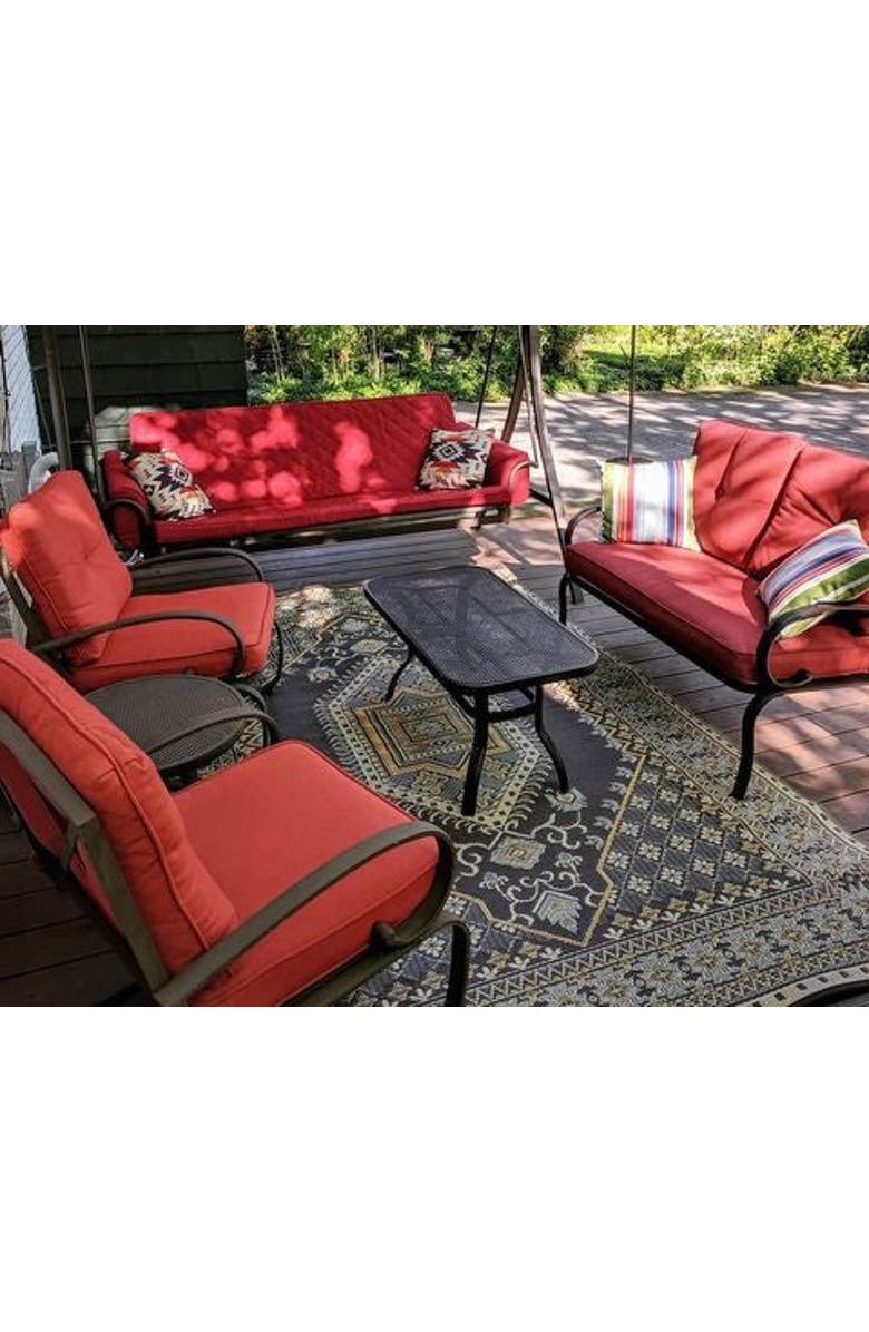 Mad Mats Turkish Rug, Alternate, color, Black Brown - 6'X9'