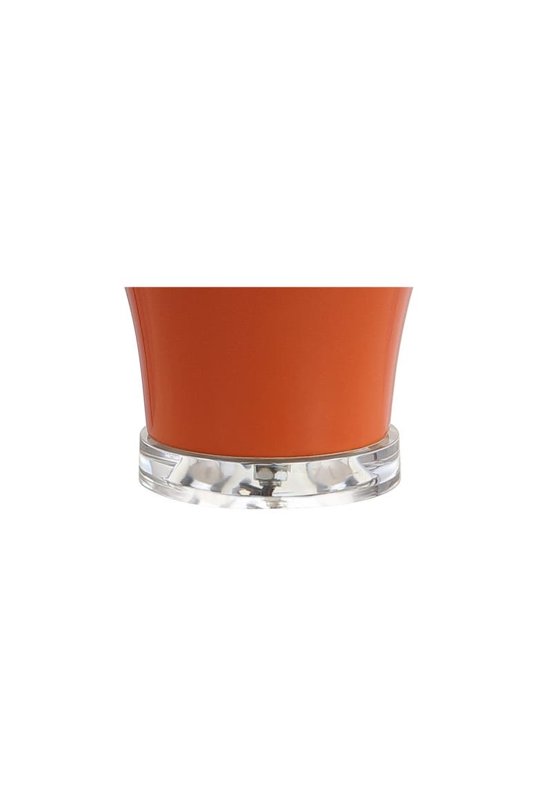 Winnie 27" Ceramic Urn LED Table Lamp, Alternate, color, Orange