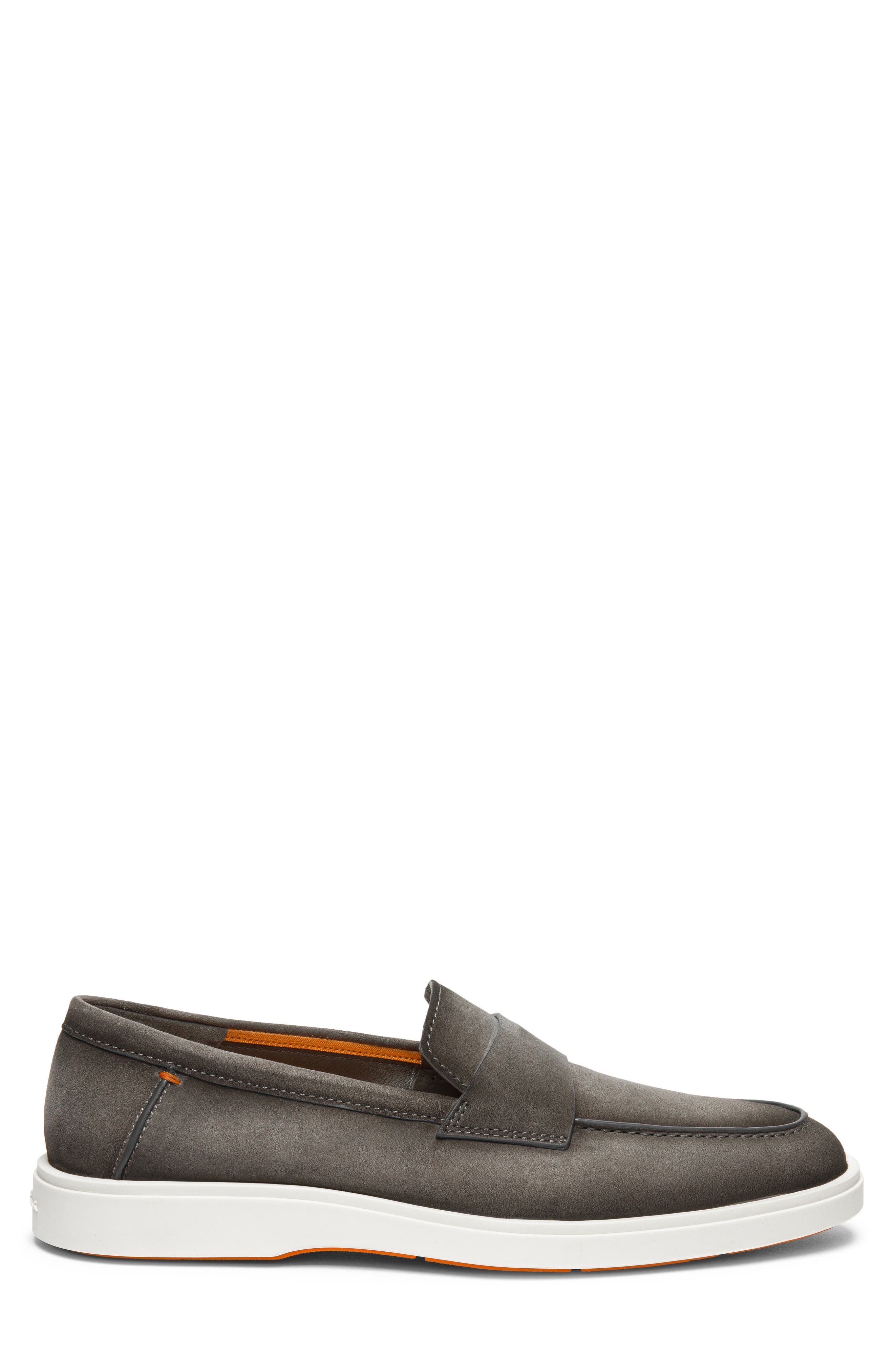 Santoni Revolve Loafer, Alternate, color, Grey