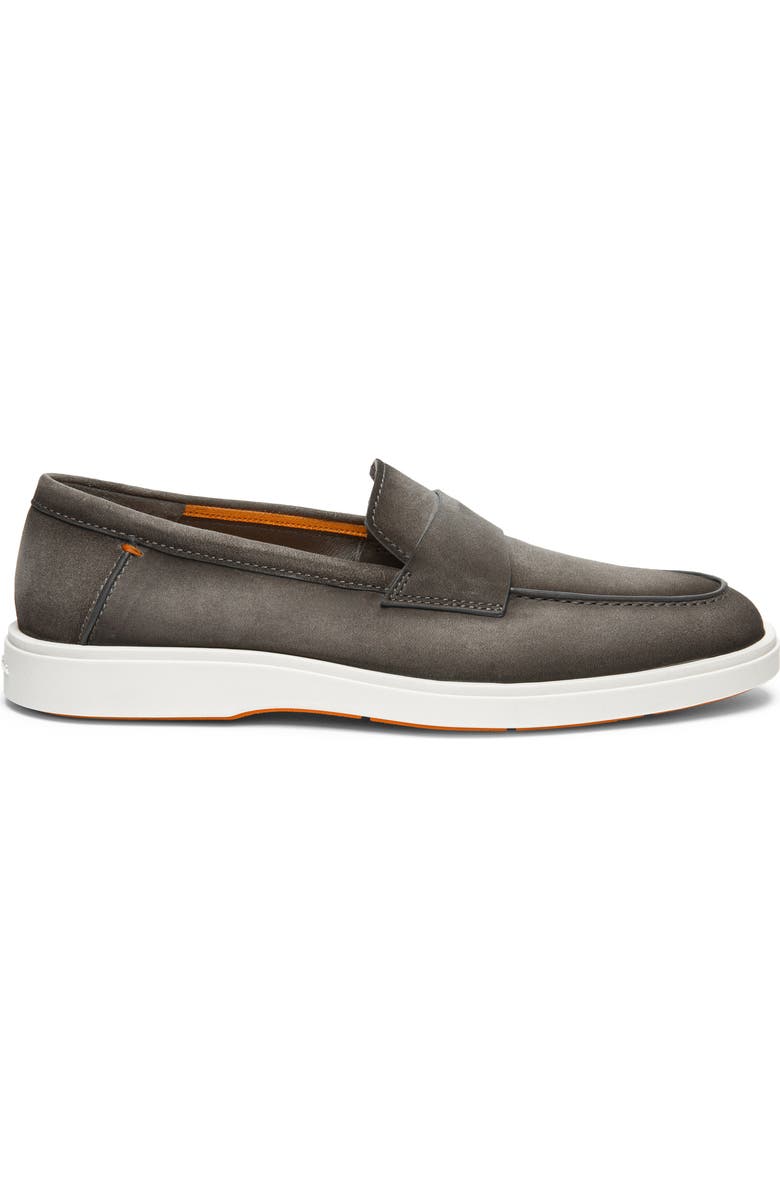 Santoni Revolve Loafer, Alternate, color, Grey