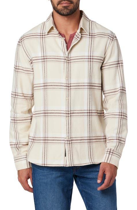 Harris Plaid Bouclé Flannel Button-Up Shirt