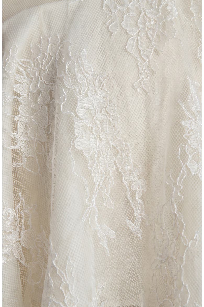 Lace Overlay Crop Top, Alternate, color, Beige