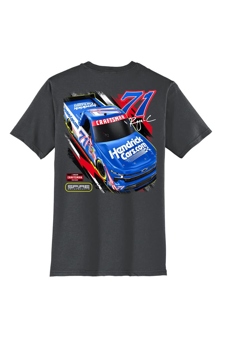 Men's Charcoal Rajah Caruth HendrickCars.com Car T-Shirt, Alternate, color, Charcoal