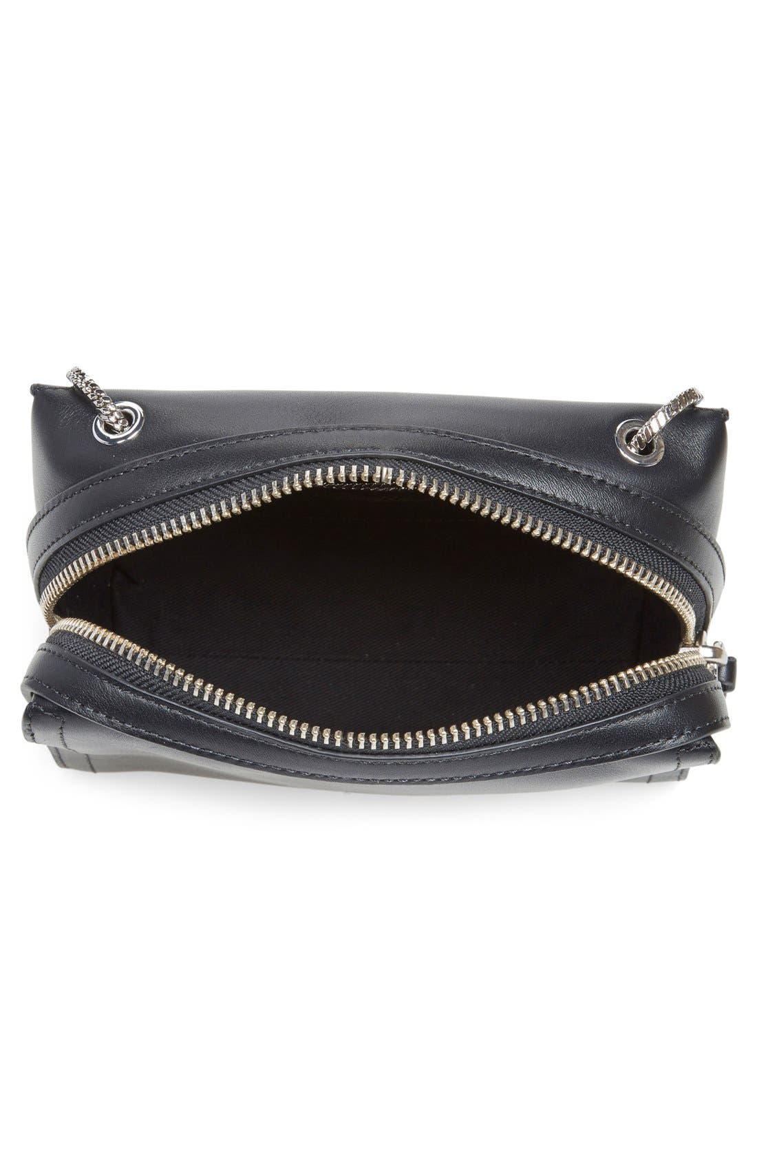 3.1 Philip Lim 'Mini Soleil' Chain Shoulder Bag, Alternate, color, BLACK